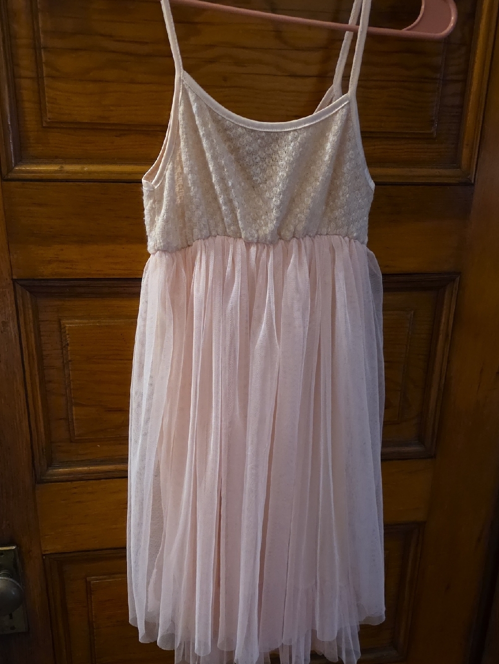 Princess Delicate Pink Lace & Tulle Chemise Nightgown - Picture 4 of 4